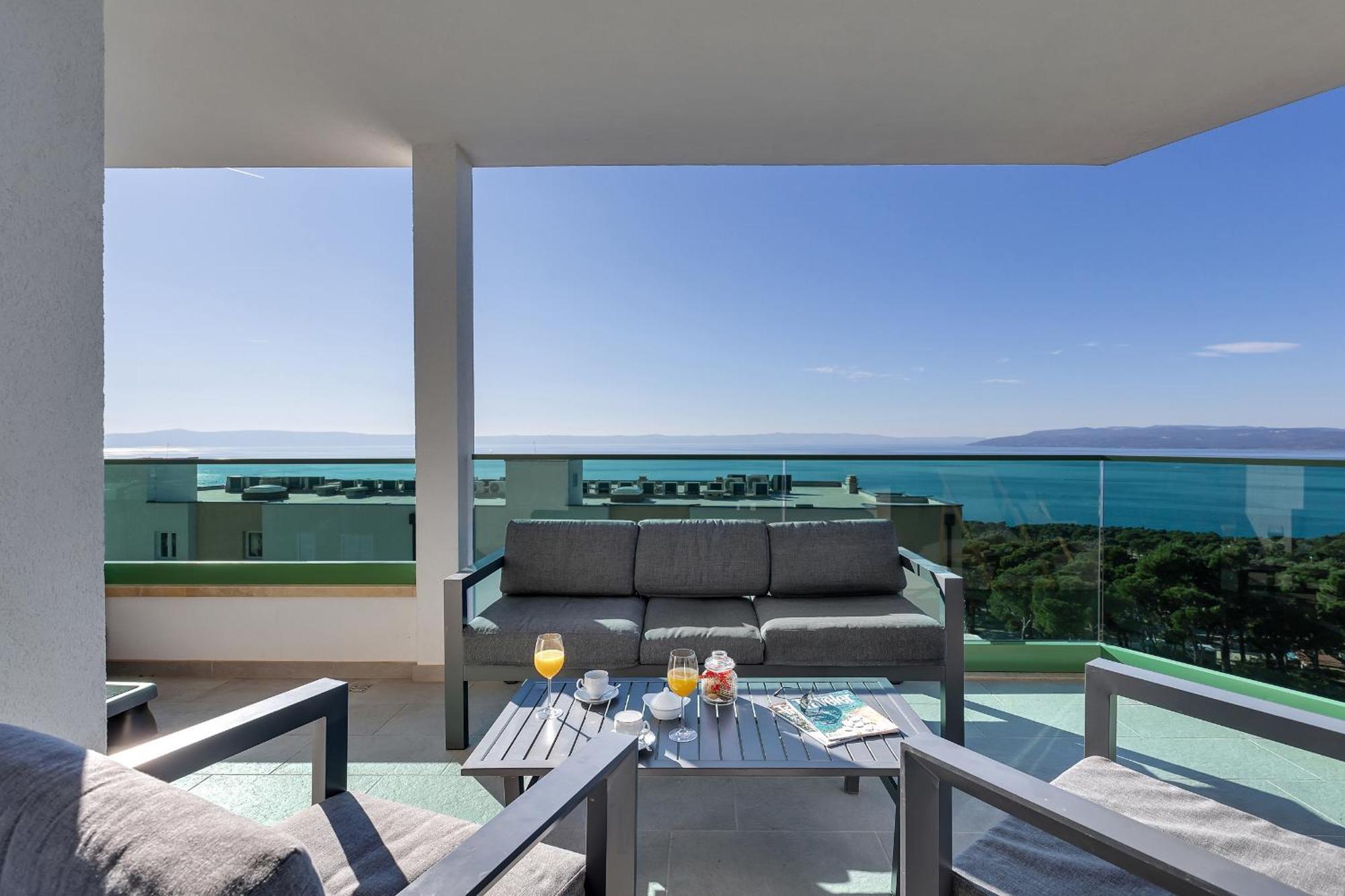 マカルスカExclusive Penthouse Big Blue With Private Jacuzziアパートメント エクステリア 写真