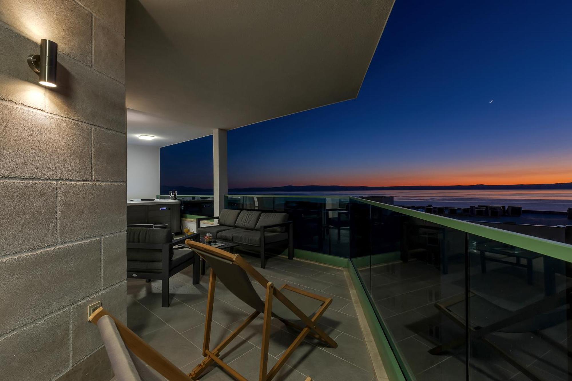 マカルスカExclusive Penthouse Big Blue With Private Jacuzziアパートメント エクステリア 写真