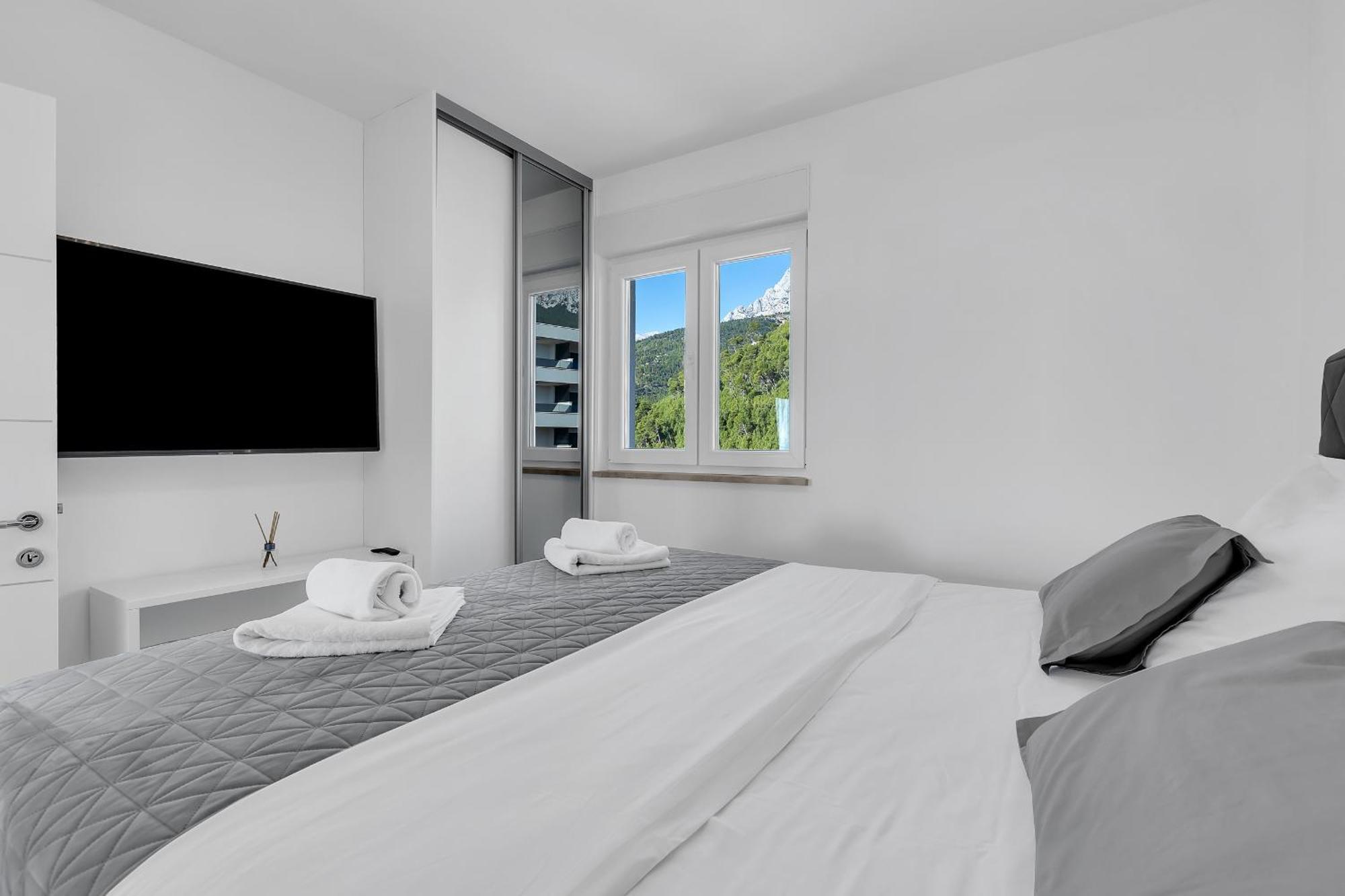 マカルスカExclusive Penthouse Big Blue With Private Jacuzziアパートメント エクステリア 写真