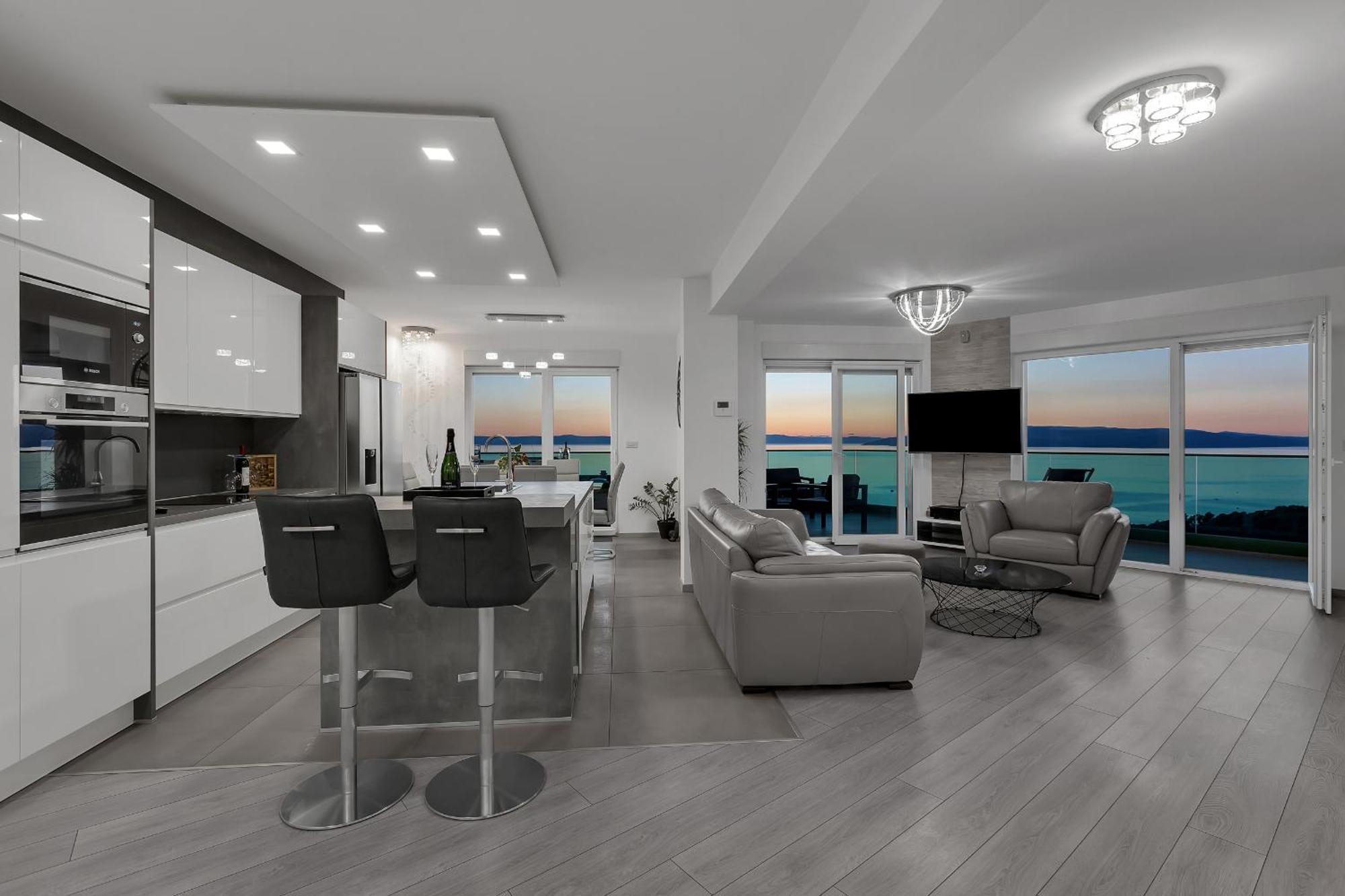 マカルスカExclusive Penthouse Big Blue With Private Jacuzziアパートメント エクステリア 写真